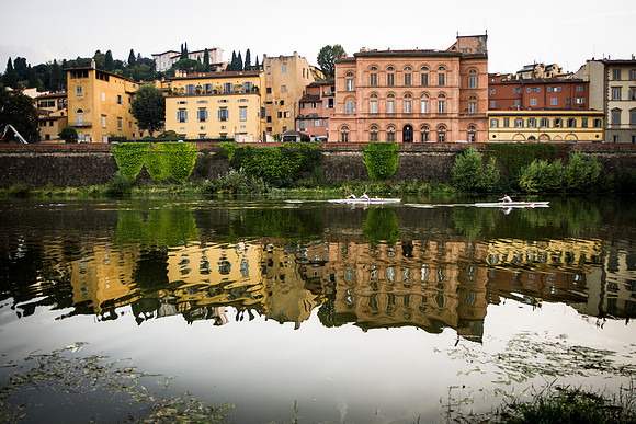 Kayaking on River Arno