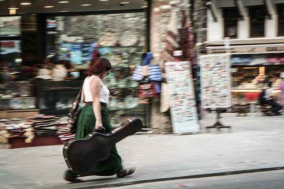 Artist on the move