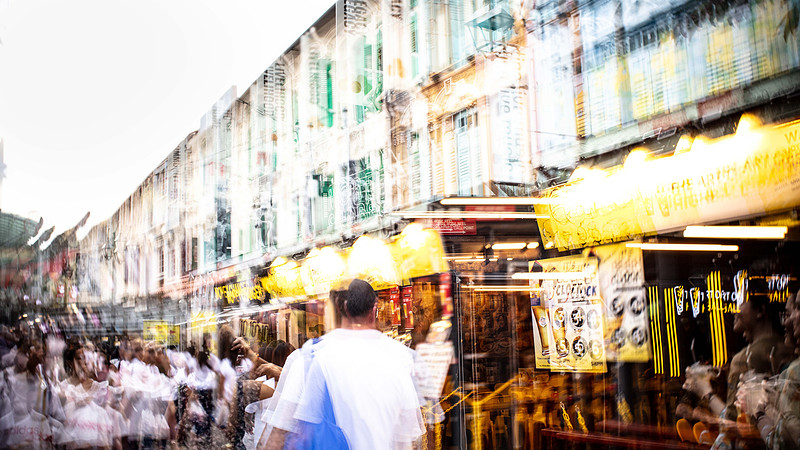 Stores on the street